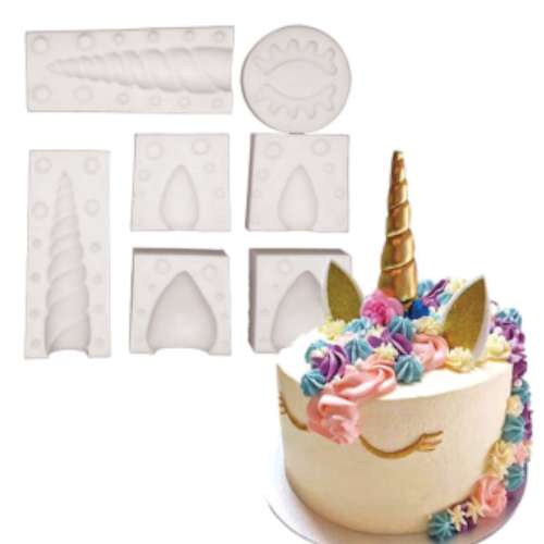 Unicorn Set Silicone Moulds